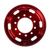 22.5" x 9" Oval Aluminum Wheel With Off-Center Vent Hole - Red Back
