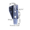 Hendrickson Turner HT Series Upper Shock Bracket S20023 - Measurements