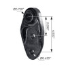 International Hendrickson Rear Upper Shock Bracket 3609908C1 - Measurements