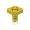 Yellow Haldex Manifold Dash Air Valve Knob N14514AB - Measurements