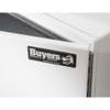 Pro Series White Smooth Aluminum Underbody Tool Box With Barn Door - Buyers Badge
