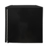 Pro Series Black Smooth Aluminum Underbody Tool Box With Barn Door - Side