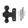 2.5" Heavy Duty Adjustable 4" Drop Hitch By BulletProof Hitches - Dual Ball Mount