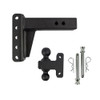 2.5" Heavy Duty Adjustable 4" Drop Hitch By BulletProof Hitches - Kit