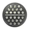 7" Round Black Ops LED Headlight - Off