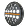 7" Round Black Ops LED Headlight - Low Beam & Marker Light Side