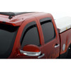 Chevrolet Silverado 1500 2500 3500 Crew Cab AVS Smoke Low-Profile Ventvisor - Red
