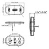 Talladega Series Class 1 Low Profile 16" Amber LED Light Bar - Diagram