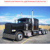 Peterbilt 379 6.5" Downglow Cab Cowl Panels By Phoenix - Size Reference