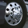 Chrome Front Mag Wheel Axle Cover With 33mm Threaded Lug Nut Covers - Example