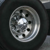 Chrome Rear Mag Wheel Axle Cover With 33mm Threaded Lug Nut Covers - Example