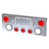 Stainless Steel Rear Center Panel With 7 LED Lights