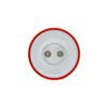 2" Round 7 LED Turbine Clearance Marker Light - Red/Red Back