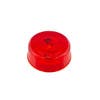 2" Round 7 LED Turbine Clearance Marker Light - Red/Red Off Side