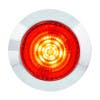 1 1/4" Round 6 LED Clearance Marker Light Allowing The Viewer To See the Front Of The Red/Red Lens