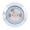 1 1/4" Round 6 LED Clearance Marker Light Which Shows The Red/Clear Lens From The Front And Off