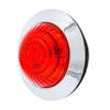 1 1/4" Round 6 LED Clearance Marker Light Shows The Red/Red Lens From The Side