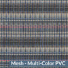 Heavy Duty Multi-Colored PVC Mesh Tarp By Donovan Tarps - Material