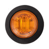 3 LED 3/4" Mini Clearance Marker Light With Rubber Grommet by Maxxima - Amber
