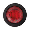 3 LED 3/4" Mini Clearance Marker Light With Rubber Grommet by Maxxima - Red