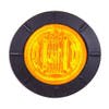 6 LED 1 1/4" Mini Clearance Marker Light With Rubber Grommet by Maxxima - Amber Clear