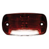 16 LED 4" Rectangular Clearance Marker Light With White Ground Light By Maxxima - Red Off