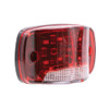 16 LED 4" Rectangular Clearance Marker Light With White Ground Light By Maxxima - Red Right