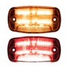 16 LED 4" Rectangular Clearance Marker Light With White Ground Light By Maxxima - On Thumbnail