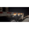 16 LED 4" Rectangular Clearance Marker Light With White Ground Light By Maxxima - Lights Installed Close