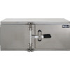 Smooth Aluminum Cam Lock Underbody Tool Box with Stainless Steel Doors - Forward