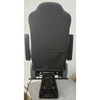 Prime TC200 Series Air Ride Suspension Grey Cloth & Black Leather Truck Seat With Arm Rests - Back
