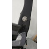Prime TC200 Series Air Ride Suspension Grey Cloth & Black Leather Truck Seat With Arm Rests - Left Side Close
