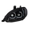 Freightliner M2 Full LED Blackout Projection Headlights With DRL Halo Ring - Driver Off