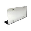 Stainless Steel Universal Under Bumper Mount Single License Plate Holder - Flat Style