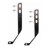 Peterbilt 379 And 389 Bumper Support Bracket By Valley Chrome -379 Thumbnail Dimensions