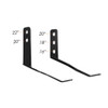 Peterbilt 379 And 389 Bumper Support Bracket By Valley Chrome - 389 Thumbnail Dimensions