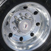 19.5" Ford F53 F59 Stainless Steel Hub Cap & Lug Nut Cover Kit (High Hat)