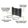 Protec Tuff Guard Grill Guard License Plate Mounting Bracket - Features