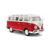 Volkswagen Van Samba In Red And White Special Edition Replica 1/25 Scale - Angled