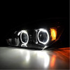 Freightliner Cascadia 2018+ Blackout Full LED Projection Headlight With Lights Off and Angled View