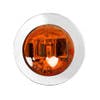 3/4" Amber Mini Clearance Marker LED Light With Clear Wide Angle Bow Tie Lens By Grand General - Default