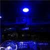 Peterbilt 6" Round Multicolor LED Interior Cab Dome Light With Matte Black Bezel 16-08319 - Blue Example