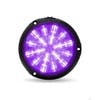 Peterbilt 6" Round Multicolor LED Interior Cab Dome Light With Matte Black Bezel 16-08319 - Purple