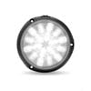 Peterbilt 6" Round Multicolor LED Interior Cab Dome Light With Matte Black Bezel 16-08319 - White