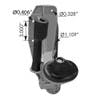 Freightliner Hood Support Bracket - Right Hand Dimensions