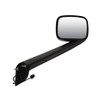 Freightliner Cascadia P4 2018 & Newer Heated LED Hood Mount Mirror Assembly - Black Front Passenger