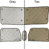 Western Star ZenEclipse Blackout Window Covers - Half & Half With Labels