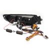 International 4000 7000 and 8000 Series Blackout Full LED Projector Headlight With White DRL Back View