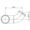Volvo Insulated Stainless Steel Exhaust Pipe 21533406 dimensions