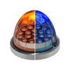 Mirror Turn Signal 90-Degree L-Bracket Kit With Optional Watermelon LEDs - Amber/Blue